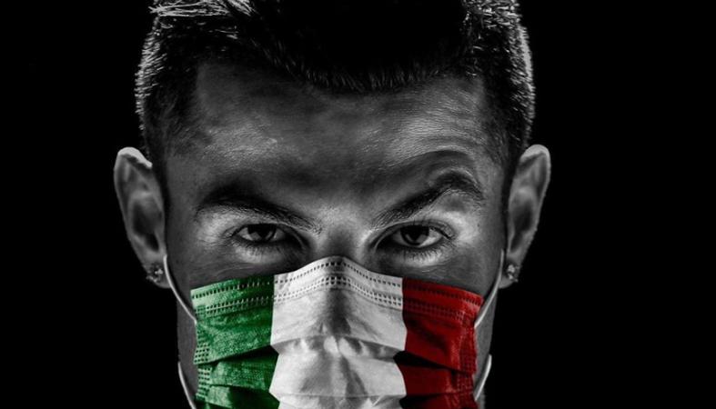 Ο Cristiano Ronaldo ποζάρει με μάσκα και στέλνει μήνυμα για τον κορωνοϊό - Κεντρική Εικόνα