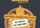 To Ciacco γιορτάζει τη National Cheese Pizza Day και προσφέρει έκπτωση 20% για όλες τις πίτσες - Κεντρική Εικόνα
