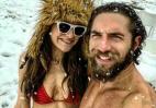 Ο Κόρο και η σύντροφός του πήγαν για μπάνιο σε χιονισμένη παραλία [βίντεο] - Κεντρική Εικόνα